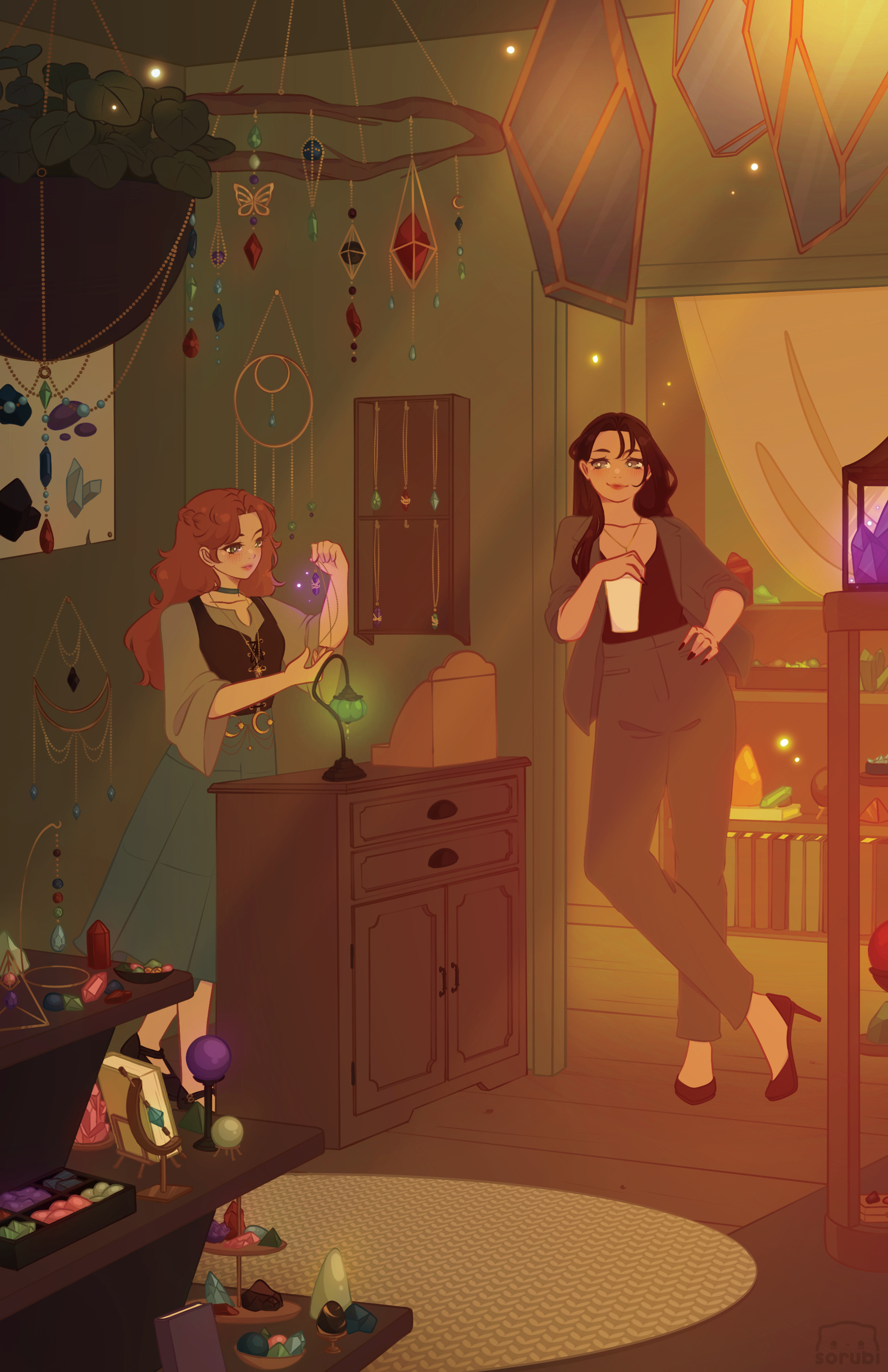 Curses & Cold Brew - K.Elle MORRISON, Ali K. MULFORD (Promotion illustration)